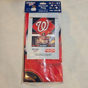 Wincraft Washington Nationals Vertical Flag Banner. 27" x 37"